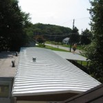 mobile home with completed re-roofing