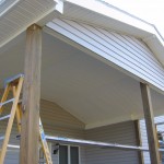 custom awning built for back porch